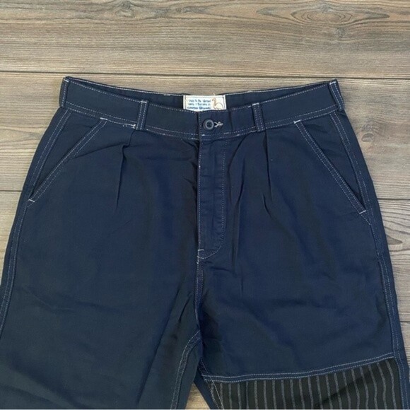 Sandrine Rose x Free People French Worker patch pants NWT Womens Sz 29 - Picture 3 of 15